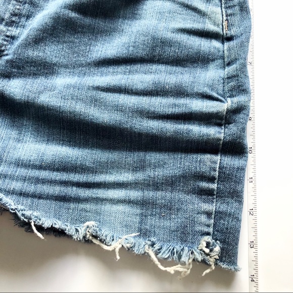 Vintage Lee High-rise Denim Cutoff Shorts - Picture 6 of 13